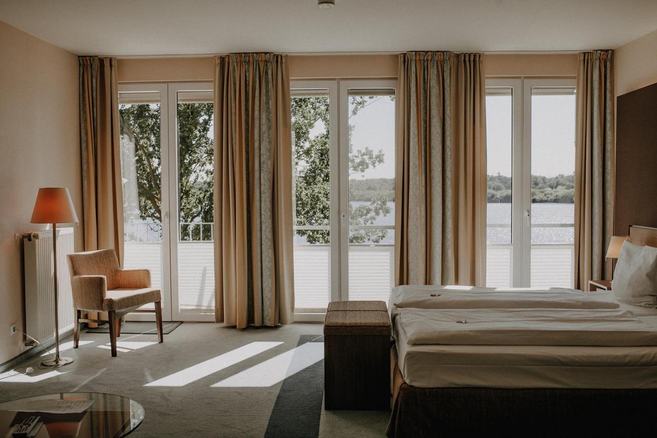 Hotel Seeblick Thuelsfeld Bagian luar foto