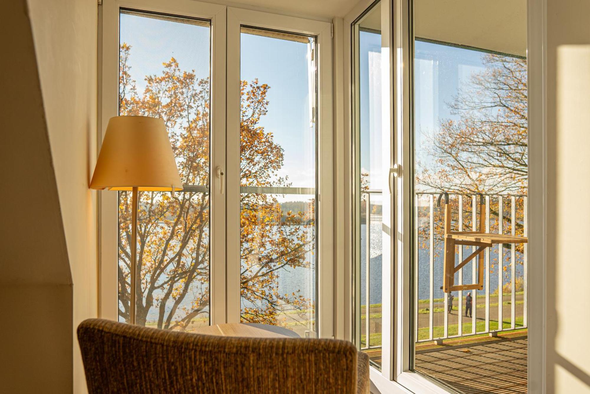 Hotel Seeblick Thuelsfeld Bagian luar foto