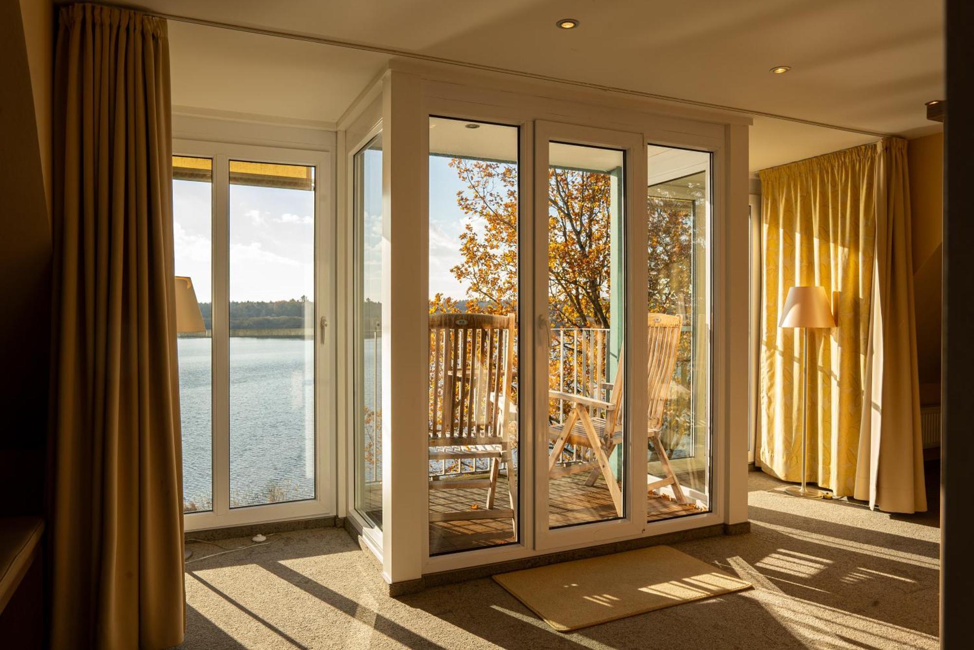 Hotel Seeblick Thuelsfeld Bagian luar foto