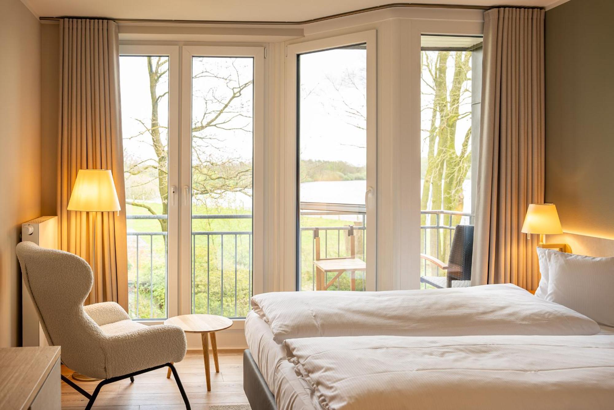 Hotel Seeblick Thuelsfeld Bagian luar foto